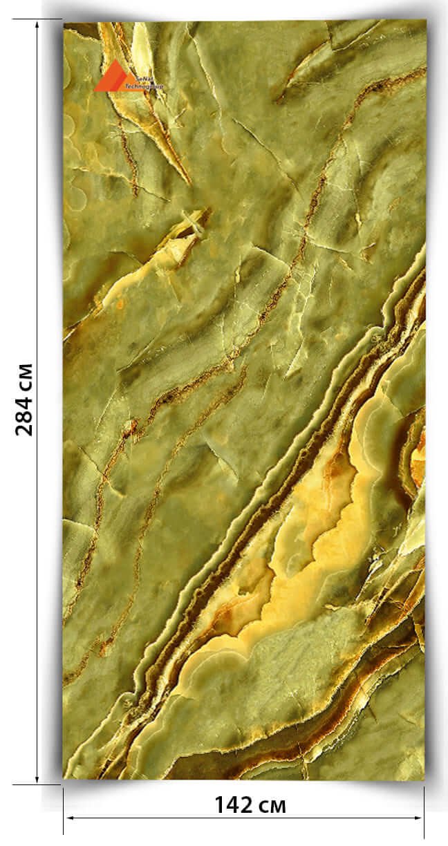 Гибкий мрамор "Оникс Зелёный" (серия CL) Гибкий мрамор "Оникс Зелёный" (серия CL)